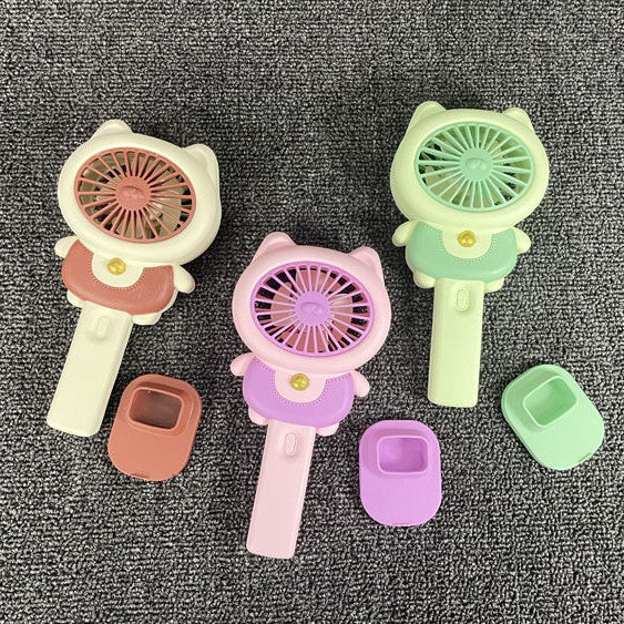 Unisex Portable Mini Hand Fan in Cute Cat Design Kalsten