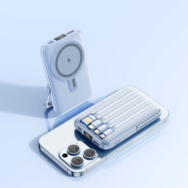 Portable power bank with multifunctional charging cables Kalsten