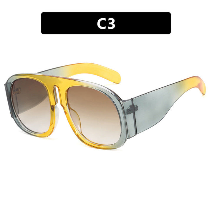 Women's trendy oversized sunglasses with fashionable gradient Kalsten