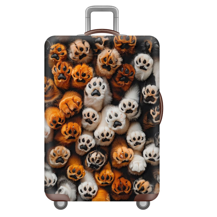 Unisex nan robust hard-shell suitcase with artistic face portrait print and 360° wheels Kalsten