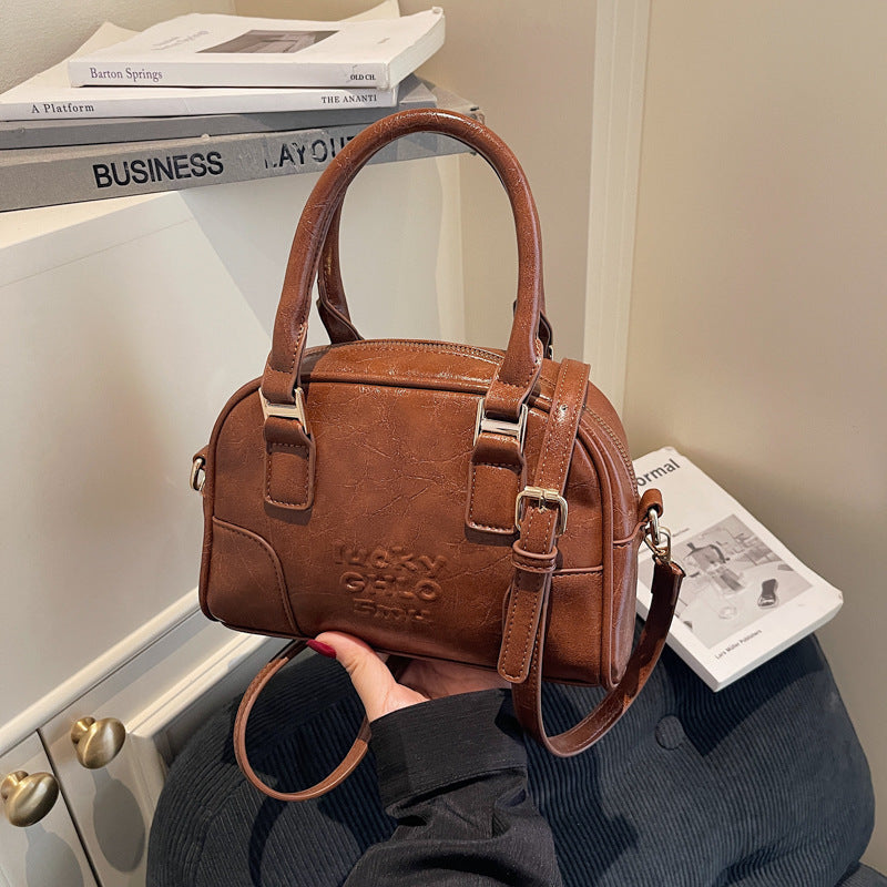 Elegant Leather Handbag Kalsten
