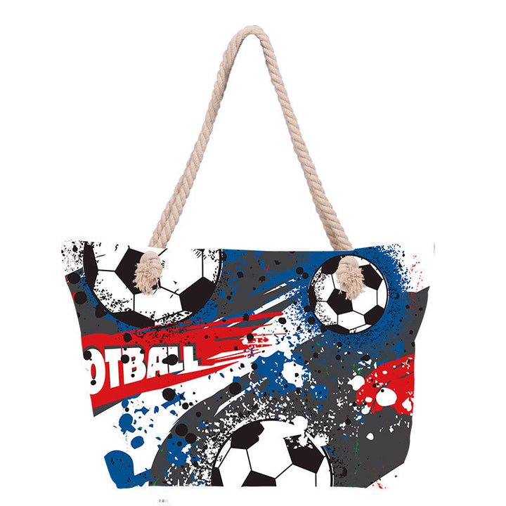 Beach bag with floral pattern Kalsten