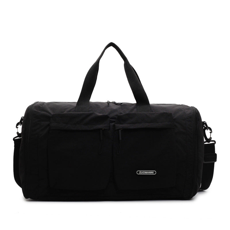 Sporty Travel Bag With Several Exterior Pockets Kalsten