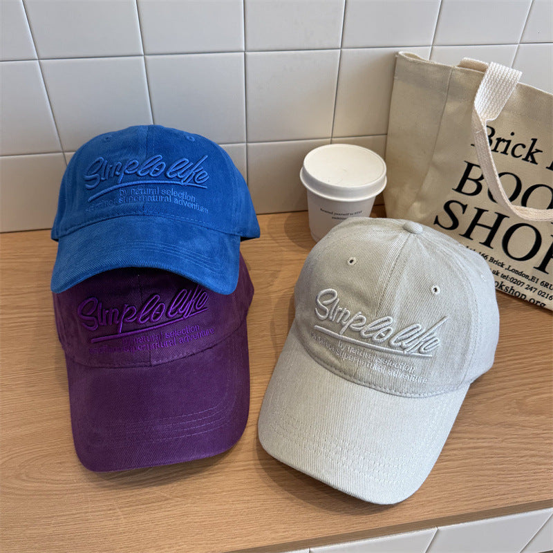 Women's Casual Soft Fabric Adjustable Baseball Cap Kalsten