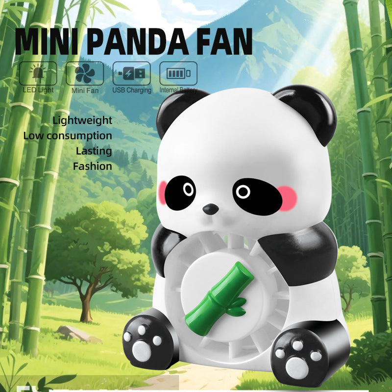Unisex Mini Hand Fan with integrated LED lighting and USB charging option Kalsten
