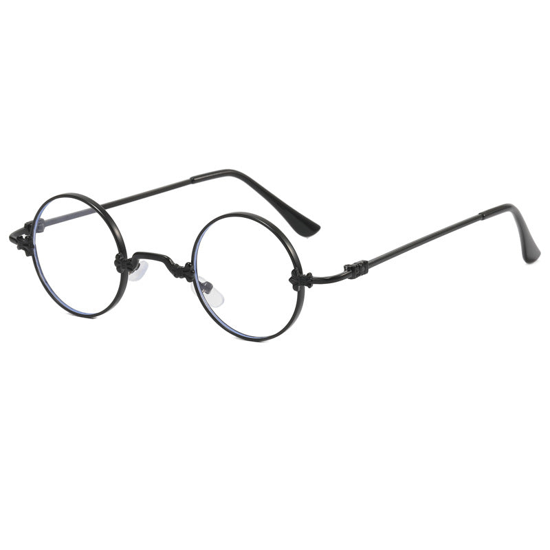 Ladies fashionable round glasses with high-quality metal frame and flexible temples Kalsten
