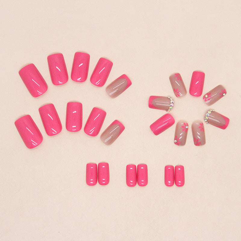 Artistic Floral Press-On Nail Designs Kalsten