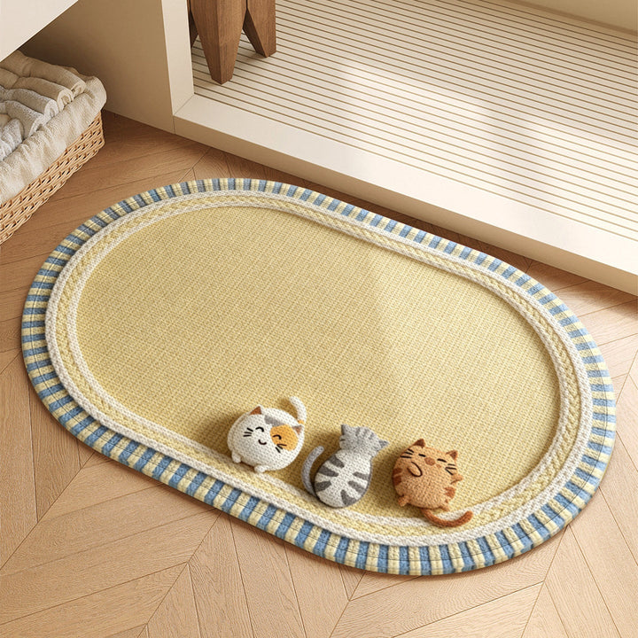Decorative Cat-Themed Area Rug