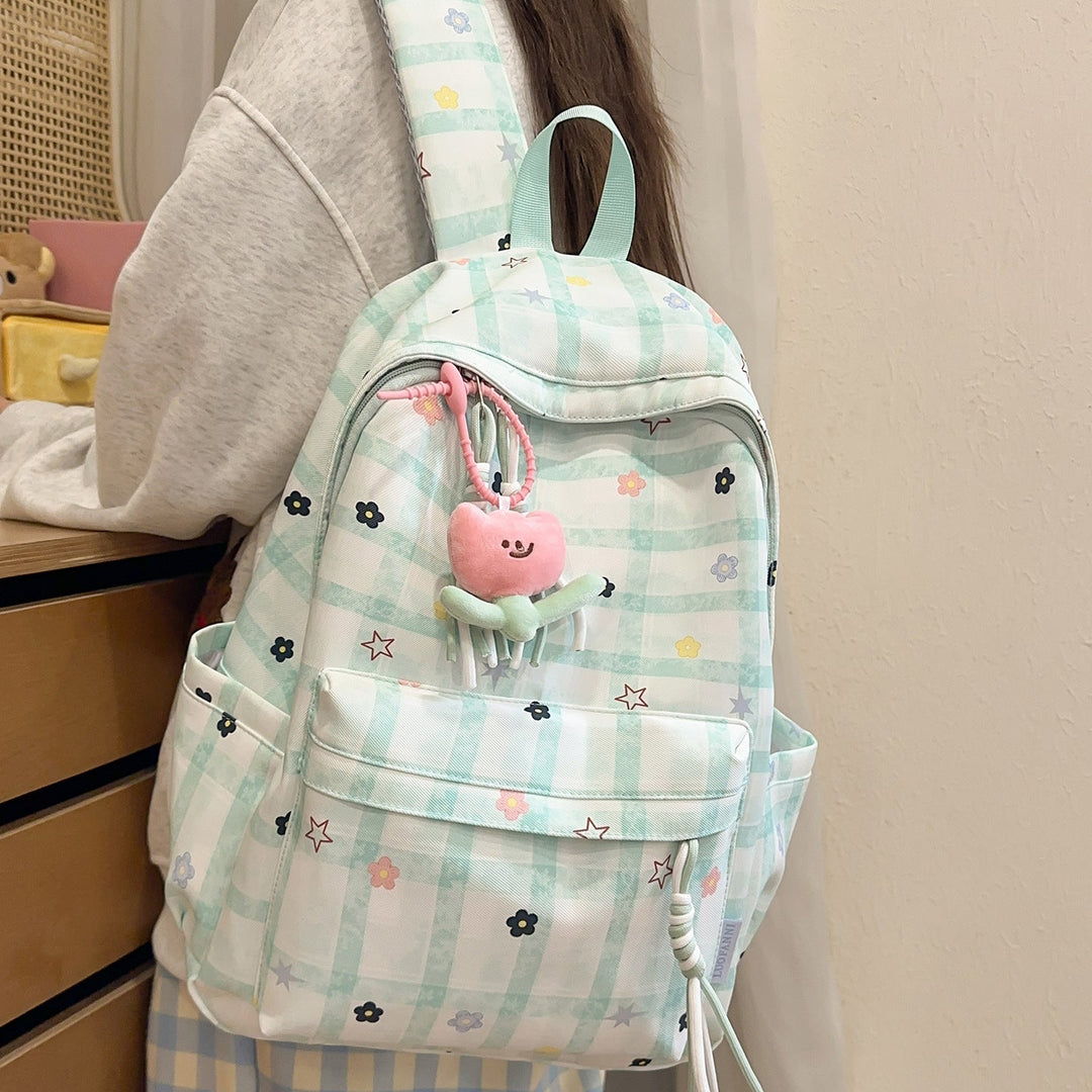 Floral Patterned Everyday Backpack Kalsten