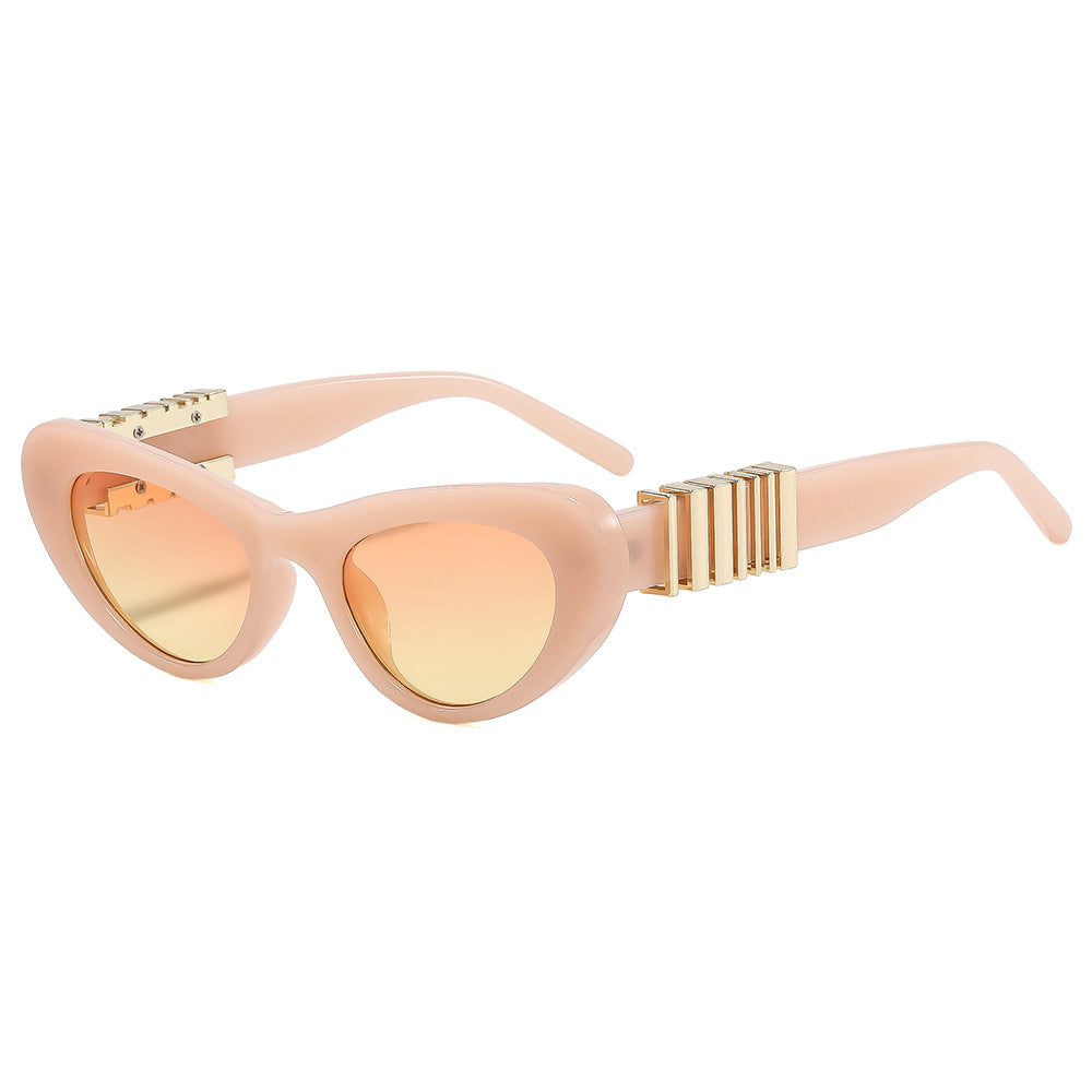 Women's Designer Sunglasses with Luxurious Metal Frame and Stylish Decorations Kalsten