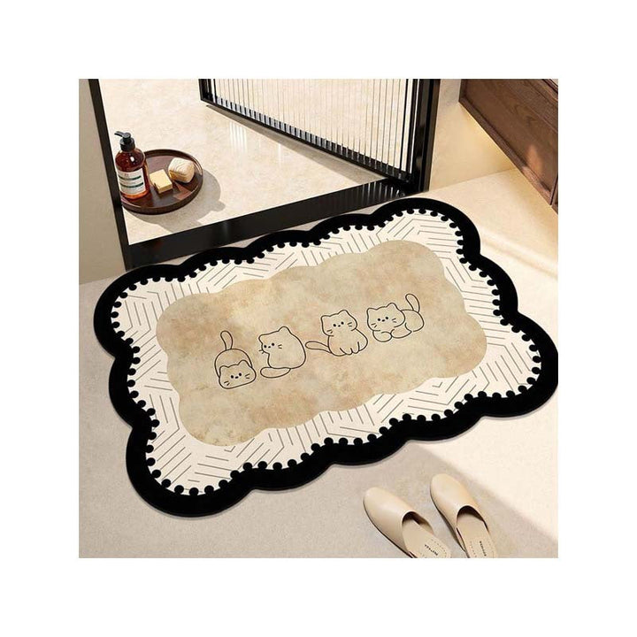 Adorable Dog-Themed Entrance Mat Kalsten