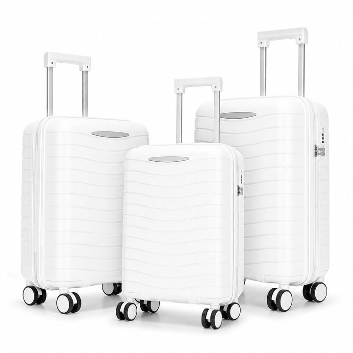 Hard Shell Suitcase Set with Innovative Pocket Organization Kalsten