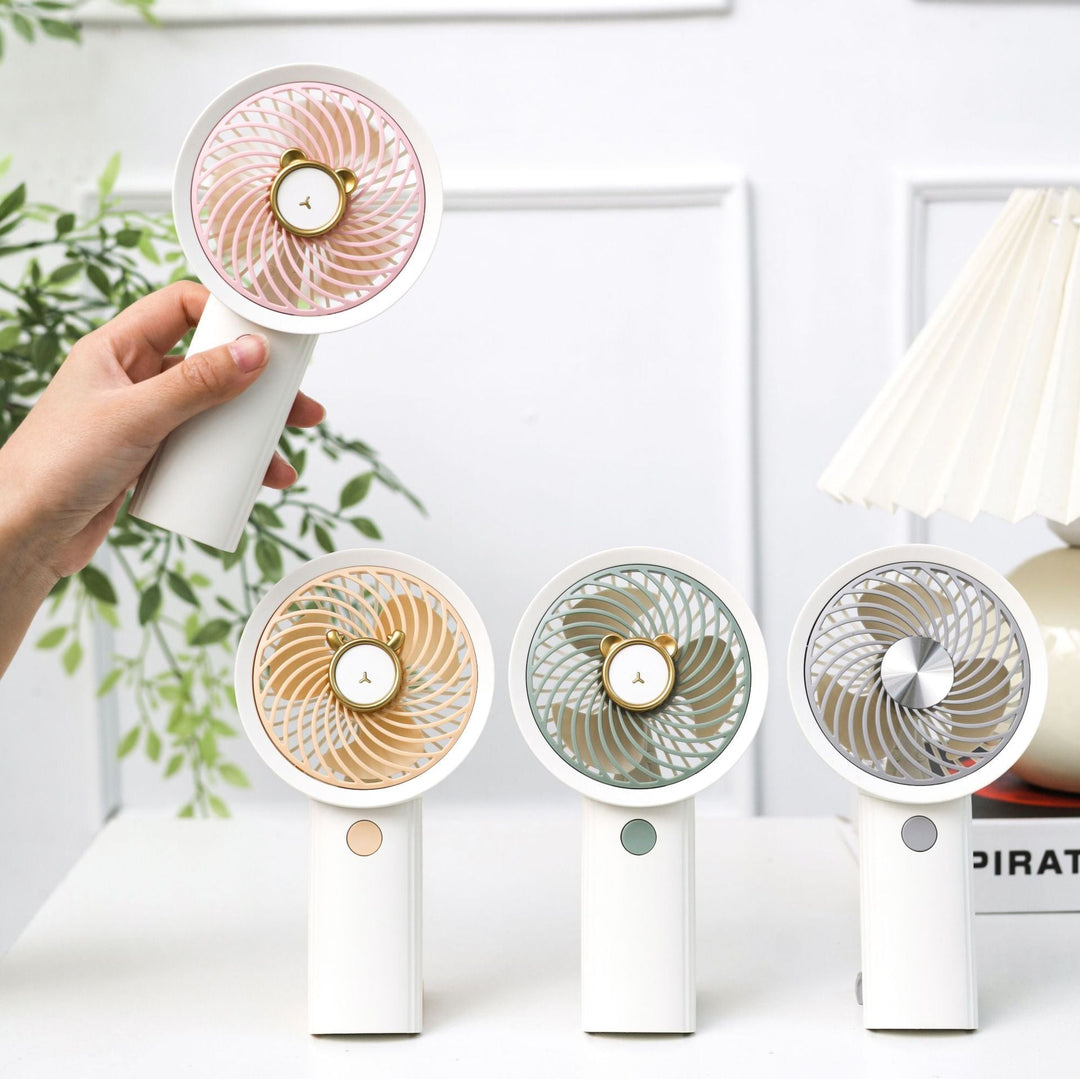 Ladies Portable Hand Fan with Creative Cooling and Aroma Diffuser Kalsten