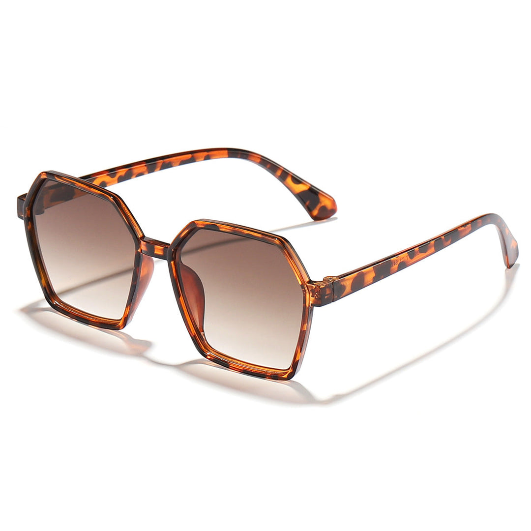 Women elegant sunglasses in modern hexagon design Kalsten