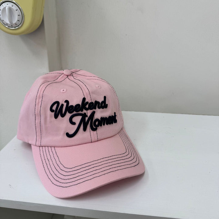 Women's Casual Cotton Baseball Cap with Embroidered Phrase Kalsten