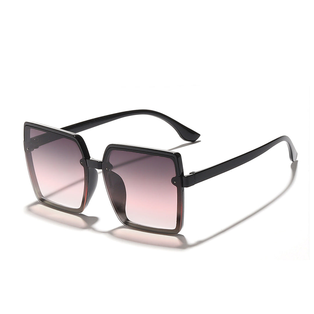 Ladies square sunglasses with UV protection and elegant frame structure Kalsten