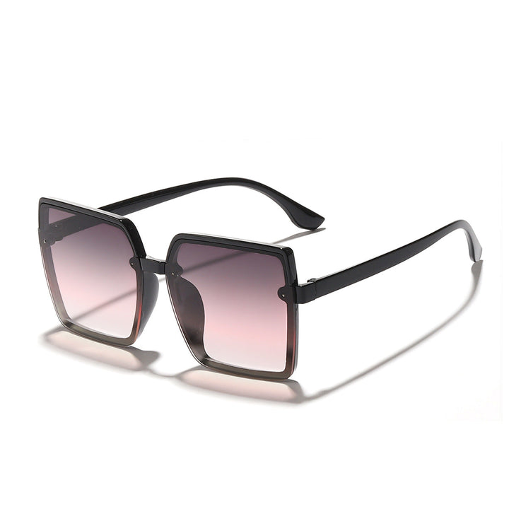 Ladies square sunglasses with UV protection and elegant frame structure Kalsten