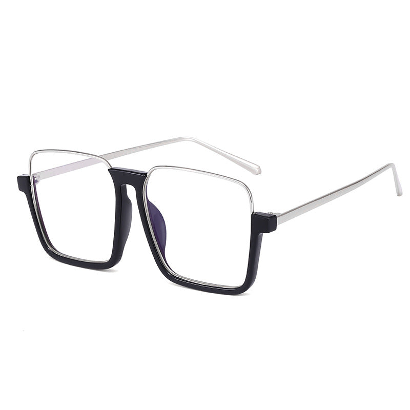 Women's square sunglasses with transparent frame and polarized lenses Kalsten