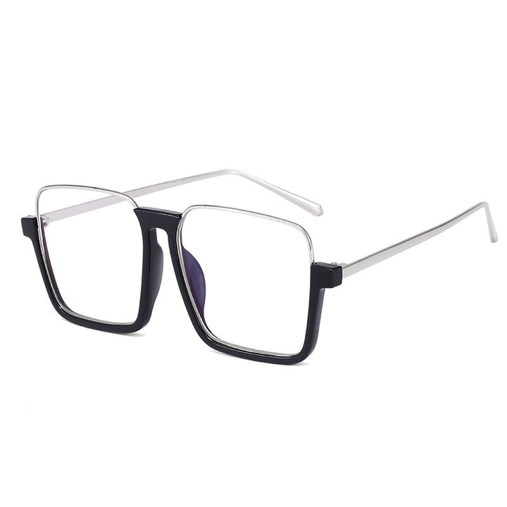 Women's square sunglasses with transparent frame and polarized lenses Kalsten