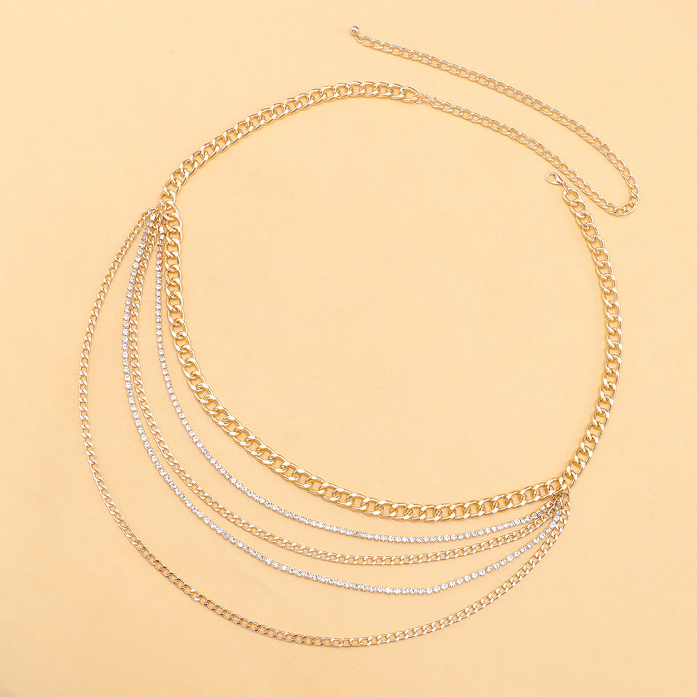Multi-Layered Chain Body Jewelry Kalsten