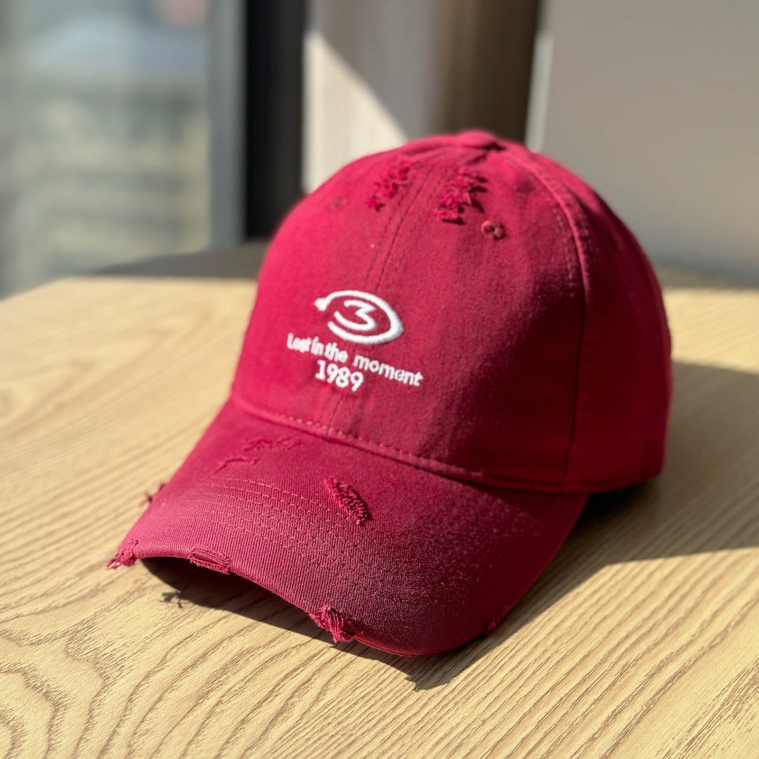 Men's Distressed Baseball Cap Kalsten