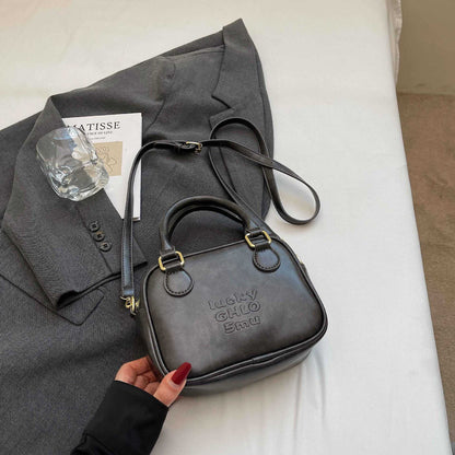 Sleek Structured Mini Shoulder Bag Acalora