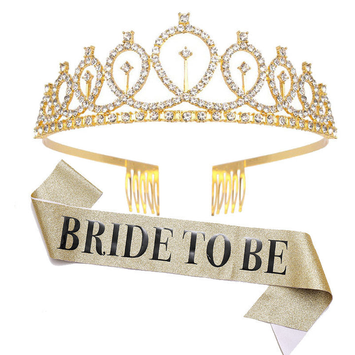 Women Glittering Tiara with Elegant Design Kalsten