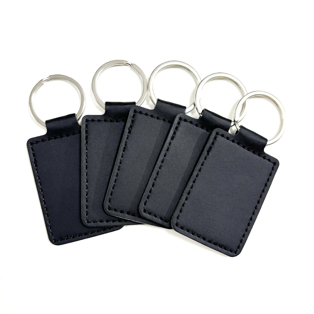 Unisex keychain made of high-quality synthetic leather with custom label Kalsten