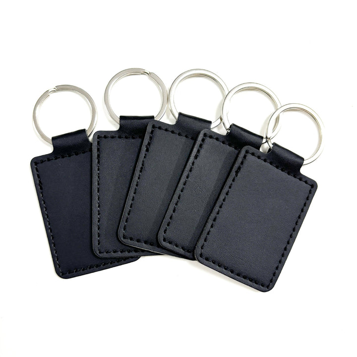 Unisex keychain made of high-quality synthetic leather with custom label Kalsten