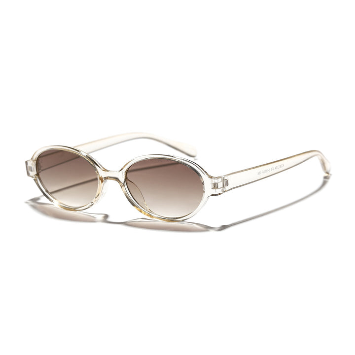 Women's fashionable oval sunglasses with animal pattern Kalsten