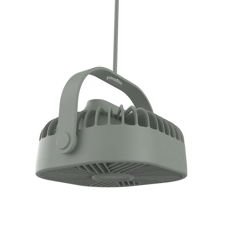 Unisex ceiling-mounted circular industrial fan with swivel carrying handle Kalsten