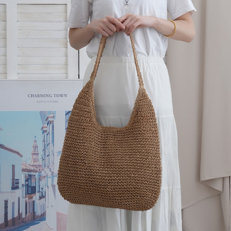 Handmade straw bag Kalsten