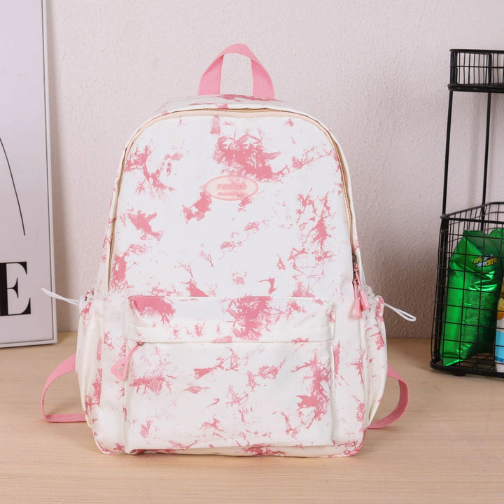 Stylish Marble-Patterned Backpack