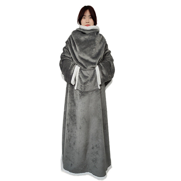 Women Cozy Oversized Poncho made of soft fleece Kalsten