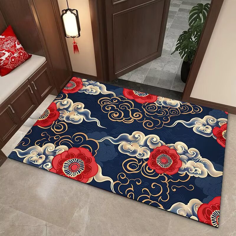 Elegant Cloud Motif Area Mat Kalsten