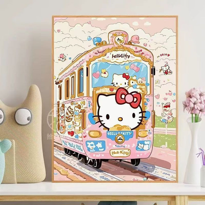 Hello Kitty-Themed Whimsical Wall Art Kalsten