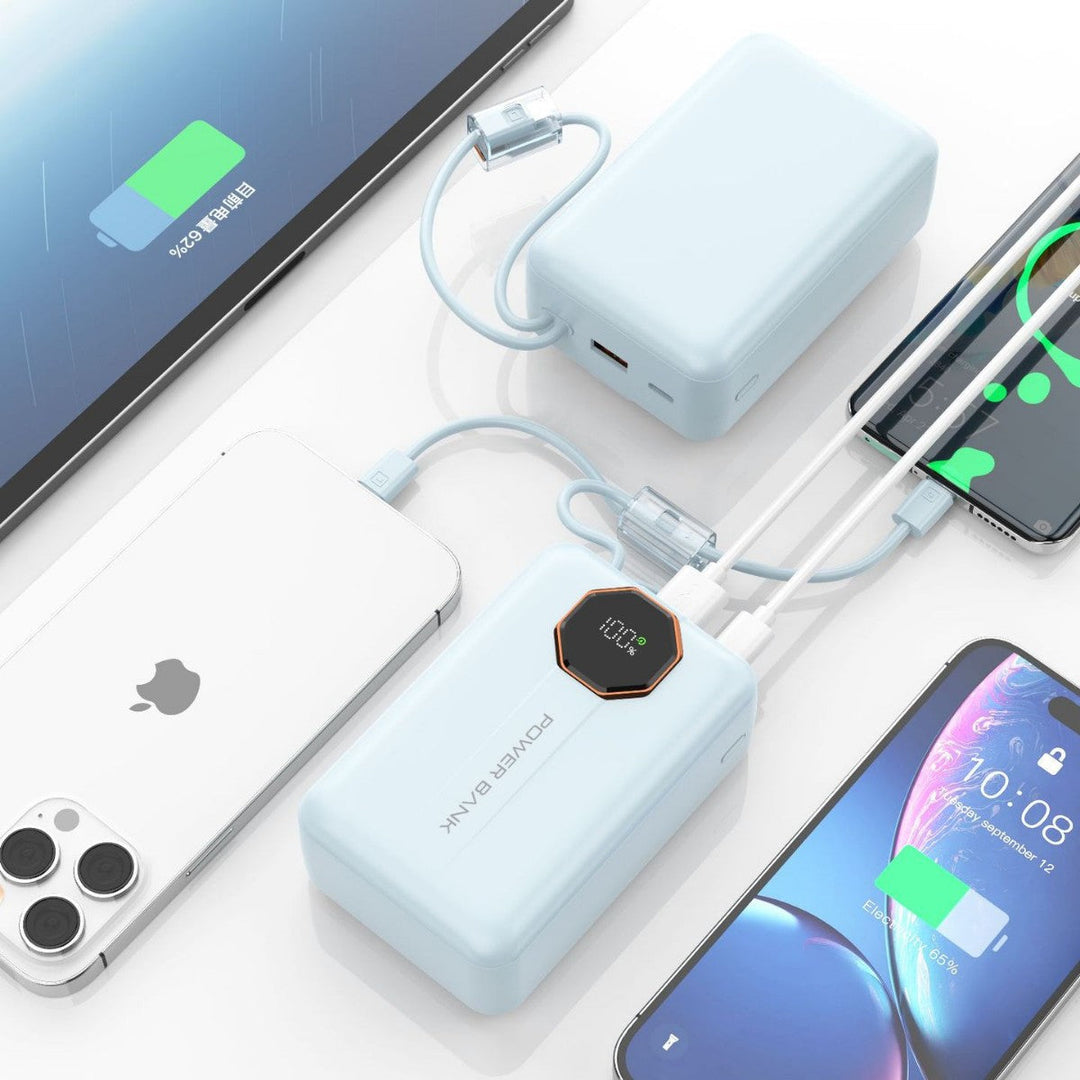 Portable power bank with integrated fast charging function and LED display Kalsten