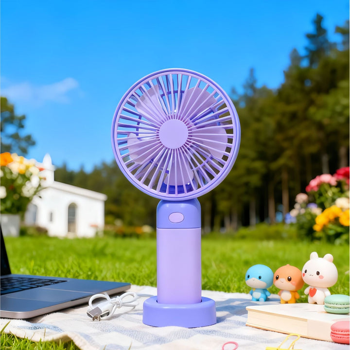 Women's Portable Table Fan with Flexible Head and USB Connection Kalsten