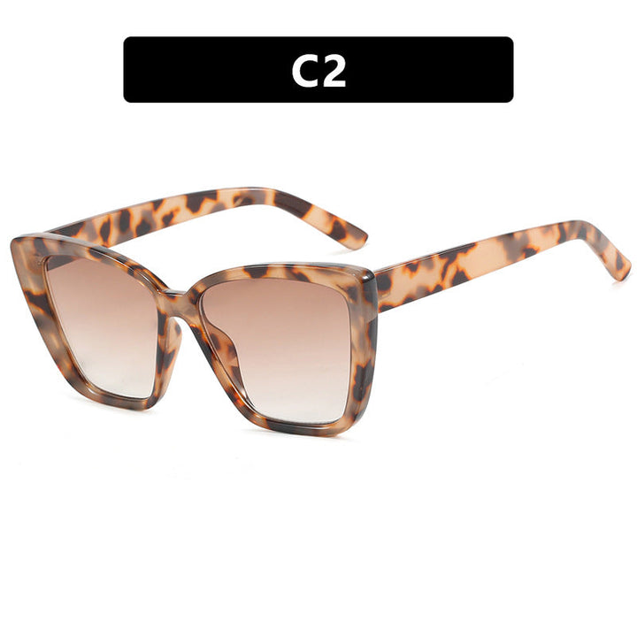 Ladies square sunglasses in modern tortoise pattern Kalsten