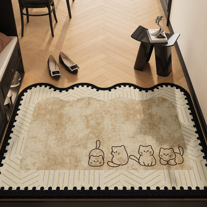 Decorative Dog-Themed Area Rug Acalora