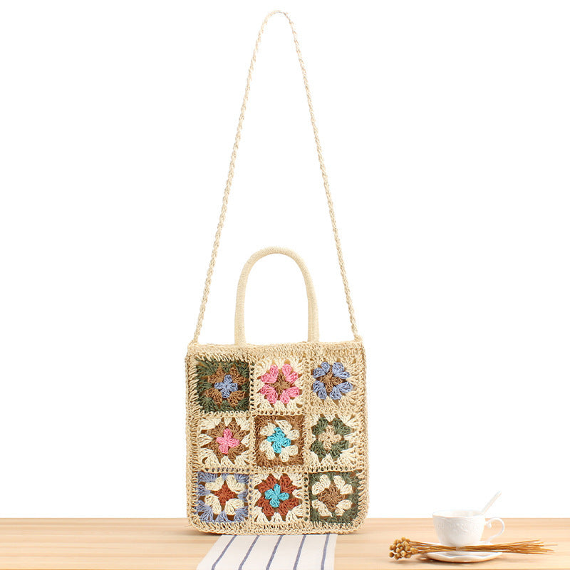 Handmade Shoulder Bag In Floral Patchwork Design Kalsten