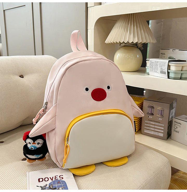 Children's Playful Penguin Design School Backpack
