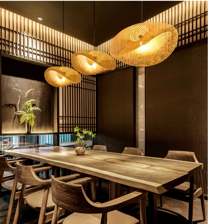 BambooLife Pendant Lamp - Handwoven Bamboo Lampshade for a Warm Interior Kalsten