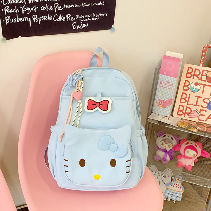 Cute Graphic Cat School Backpack