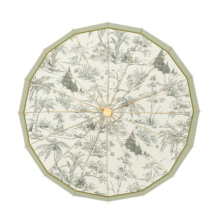 Ladies elegant folding parasol with bamboo design Kalsten