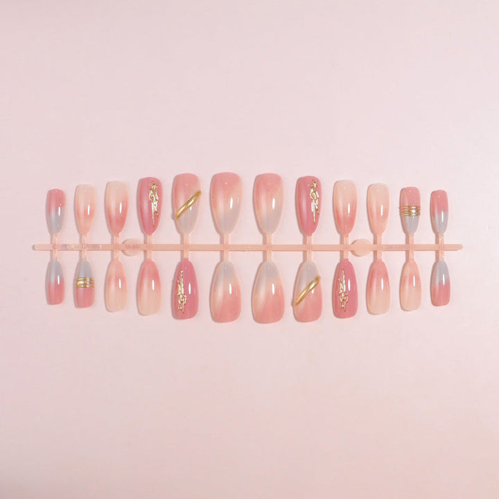Elegant Gradient Press-On Nails Kalsten