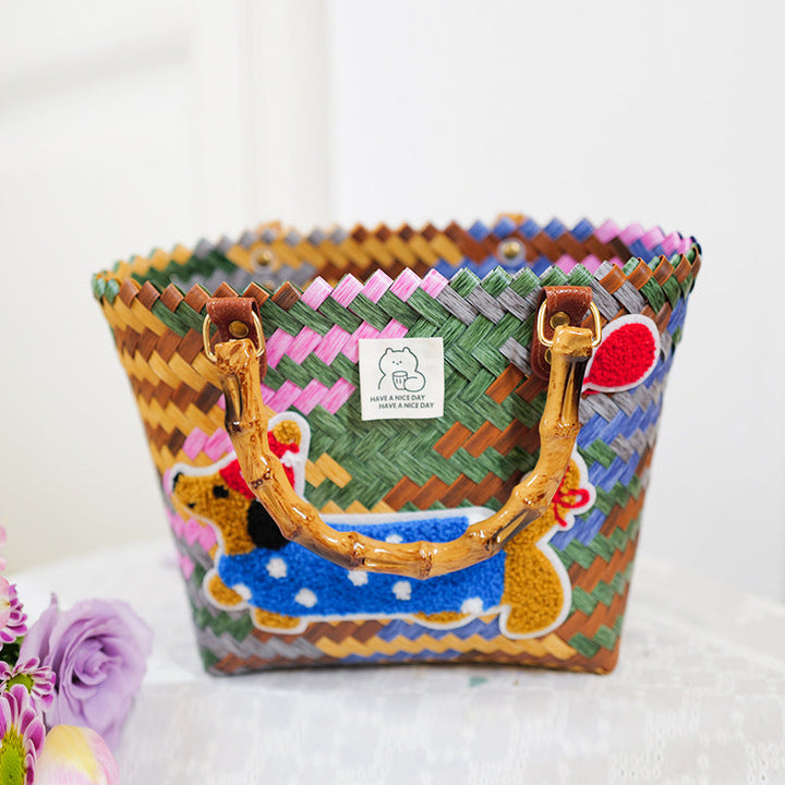 Handmade basket bag Kalsten