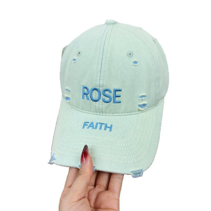 Women's Distressed Graphic Adjustable Cap Kalsten