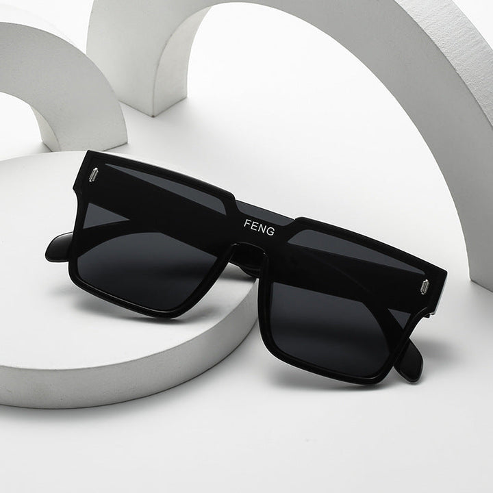 Women's fashionable square sunglasses with durable plastic frame Kalsten
