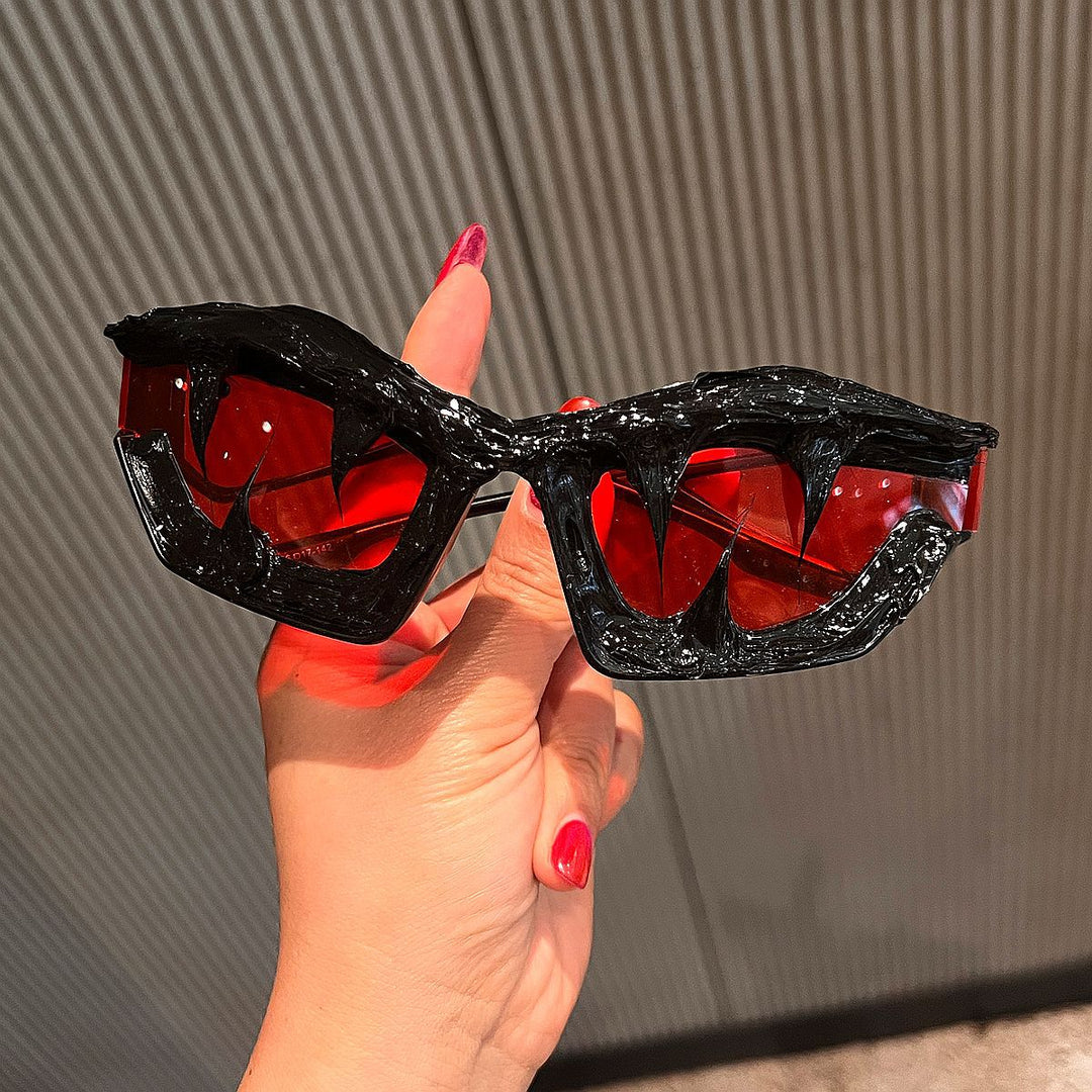 Women's Futuristic Sport Sunglasses with Extraordinary Unicorn Design Kalsten